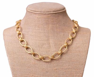 Chunky Chain Necklace Gold Plated Necklace